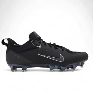 Nike Alpha Huarache 8‎ PRO LAX Black Lacrosse Cleats Mens 12.5 CW4439 005 NEW